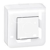 LEGRAND - PUSZKA POJEDYNCZA NATYNKOWA 2 MODUŁY 30MM BIAŁY MOSAIC - 080280