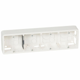 LEGRAND - PUSZKA POJEDYNCZA NATYNKOWA POZIOMA 10 MODUŁÓW 40MM BIAŁY MOSAIC - 080284