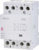 ETI - STYCZNIK MODUŁOWY 63A 3 STYKI ZWIERNE I 1 ROZWIERNE (3 MOD. 4 BIEG.) R 63-31 230V - 002463460
