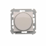 KONTAKT SIMON - ŚCIEMNIACZ DO LED ŚCIEMNIALNYCH NACISKOWO-OBROTOWY 1 BIEGUN 2-250W 230V BIAŁY SIMON 54 - DS9L.01/11