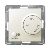 OSPEL - REGULATOR TEMPERATURY Z CZUJNIKIEMNAPOWIETRZNYM ECRU IMPRESJA. - RTP-1YN/m/27