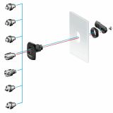 SCHNEIDER ELECTRIC - WKŁADKA DWUPRĘTOWA 3MM DO SPACIAL 3D. - NSYAEDLB3S3D