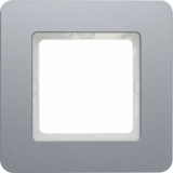 HAGER - RAMKA POJEDYNCZA, ALUMINIUM Q.7. - 10116074