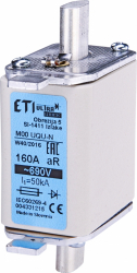 ETI - WKŁADKA TOPIKOWA NH - ULTRASZYBKA / GR M00UQU-N/10A/690V - 004331202