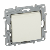 LEGRAND - ŁĄCZNIK SCHODOWY POJEDYNCZY ZACISKI AUTOMATYCZNE 10AX KREMOWY NILOE2 - 764601