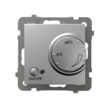 OSPEL - REGULATOR TEMPERATURY Z CZUJNIKIEM NAPOWIETRZNYM SREBRO AS. - RTP-1GN/m/18