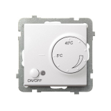 OSPEL - REGULATOR TEMPERATURY Z CZUJNIKIEM NAPOWIETRZNYM BIAŁY SONATA. - RTP-1RN/m/00