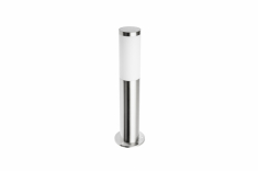 GTV - OPRAWA OGRODOWA E27, MAX.40W, IP44, AC220-240V, 50-60HZ, SŁUPEK, INOX MILAN-P 45. - OS-MILA45P-00