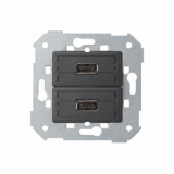 KONTAKT SIMON - Gniazdo 2xUSB (2.0) typ A, żeńskie - 7501090-039