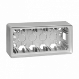KONTAKT SIMON - Puszka natynkowa 3-krotna; aluminium - 8200770-093