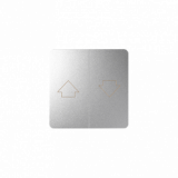 KONTAKT SIMON - Klawisze do mechanizmu 75331-39; aluminium - 82028-93