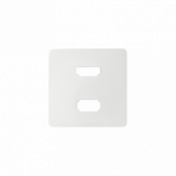 KONTAKT SIMON - Pokrywa do gniazda USB+HDMI; biały - 8201095-030