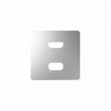 KONTAKT SIMON - Pokrywa do gniazda USB+HDMI; aluminium - 8201095-093
