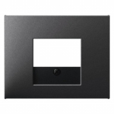 HAGER - ELEMENT CENTRALNY DO GNIAZDA TAE I GŁOSNIKOWEGO ANTRACYT MAT LAKIEROWANY K.1 - 10357006