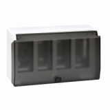KONTAKT SIMON - Obudowa natynkowa S500 z pokrywą 4-modułowa, 8x K45; kompletna; czysta biel - 51040004-030