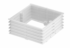 SIMET - PIERŚCIEŃ DYSTANSOWY 30X71X71MM, SEGMENTOWY WEWNĘTRZNY DO MULTIWALL I MULTIBOX2 BIAŁY - 37289006