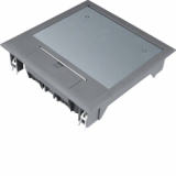 HAGER - POKRYWA UCHYLNA VQ06 200X200MM WYKŁADZINA 5MM STAL SZARY PA TEHALIT.VE-EE - VQ06057011