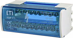 ETI - BLOK ROZDZIELCZY 125A (2X11 ZACISKÓW) EDB-211 - 001102301