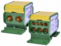 ETI - BLOK ROZDZIELCZY 160A (2X4-50MM2/3X2,5-25MM2+4X2,5-16MM2) ŻÓŁTO-ZIELONY EDBM-1/PE - 001102411