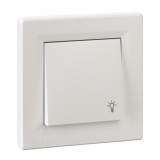SCHNEIDER ELECTRIC - PRZYCISK ŚWIATŁO KOMPLETNE ZACISKI AUTOMATYCZNE 10AX 250V AC IP44 BIAŁY ASFORA - EPH0900221