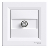 SCHNEIDER ELECTRIC - GNIAZDO SAT PRZELOTOWE Z RAMKĄ BIAŁE ASFORA. - EPH3700221