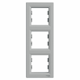 SCHNEIDER ELECTRIC - RAMKA POTRÓJNA PIONOWA ALUMINIUM ASFORA. - EPH5810361