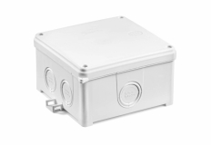 SIMET - PUSZKA NAŚCIENNA DŁAWNICOWANA 112 X 112 X 68 MM IP 67 - (KOLOR BIAŁY). - 35137206