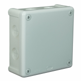 ELEKTROPLAST OPATÓWEK - PUSZKA N/T 118X118X46 IP55 BEZ ZACISKÓW DEKIEL NA 4 WKRĘTY POPIEL VP 052-03. - 61.161