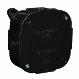 ZAKŁAD PRODUKCYJNO - HANDLOWY 'ELEKTRO-PLAST' SPÓŁKA Z OGRANICZONĄ ODPOWIEDZIALNOŚCIĄ - PUSZKA N/T 88X88X40MM IP44 400V CZARNA VP 074-05. - 61.174