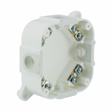 ZAKŁAD PRODUKCYJNO - HANDLOWY 'ELEKTRO-PLAST' SPÓŁKA Z OGRANICZONĄ ODPOWIEDZIALNOŚCIĄ - PUSZKA NATYNK 88X88X40MM Z ZACISKAMI DEKIEL NA 4 WKRĘTY IP44 BIAŁY VP 074-51 - 61.175