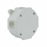 ZAKŁAD PRODUKCYJNO - HANDLOWY 'ELEKTRO-PLAST' SPÓŁKA Z OGRANICZONĄ ODPOWIEDZIALNOŚCIĄ - PUSZKA NATYNK 79X79X37MM BEZ ZACISKÓW DEKIEL NA 4 WKRĘTY IP44 BIAŁY VP 075-01 - 61.177