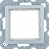 HAGER - ZESTAW ADAPTACYJNY DO MODUŁÓW SYSTO 45X45MM, ALU LAKIEROWANY B.KWADRAT/B.7 . - 14401404