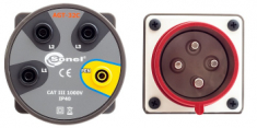 SONEL - ADAPTER GNIAZD TRÓJFAZOWYCH SONEL AGT-32A GNIAZDA BANANOWE 4 PIN - WAADAAGT32C