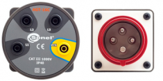 SONEL - ADAPTER GNIAZD TRÓJFAZOWYCH SONEL AGT-16A GNIAZDA BANANOWE 4 PIN - WAADAAGT16C
