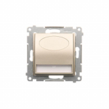 KONTAKT SIMON - Oprawa oświetleniowa LED, 14 V DC, 0.42 W, białe ciepłe 3100 K; złoty mat !Wymagany zasilacz 14V - DOS14.01/44