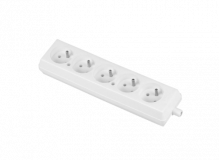 PLASTROL - GNIAZDO PRZENOŚNE WTYCZKOWE PIĘCIOKĄTNE 16A 5x2p+Z 250V ROZBIERALNE BIAŁY - GN-570 BIAŁY