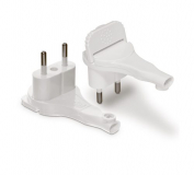 PLASTROL - WTYCZKA KĄTOWA PŁASKA ROZBIERALNA 6A 250V 2P BIAŁY - WT-11P BIAŁY