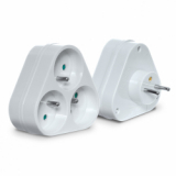 PLASTROL - ROZGAŁĘŹNIK POTRÓJNY 16A 3X2P+Z 250V BIAŁY  - R-36P BIAŁY