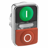 SCHNEIDER ELECTRIC - NAPED PRZYCISKU DWUKLAWISZOWEGO IP66 - ZB4BW7L3741