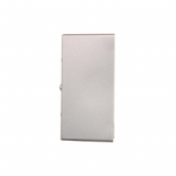 KONTAKT SIMON - Puszka natynkowa pojedyncza, składana do ramek Basic NEOS. Głębokość 40 mm. (1 szt. PSCS/.. = 2 elementy); stal inox - PSCS/21