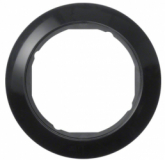 HAGER - RAMKA POJEDYNCZA DO PŁYTEK CZOŁOWYCH ŚR.58 MM CZARNY 1930 - 138201