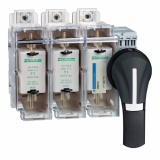 SCHNEIDER ELECTRIC - UCHWYT OBROTOWY BEZPOŚREDNI PRZEDNI 100/400A IP65 CZARNY - GS2AH530