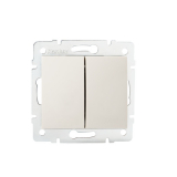 KANLUX - Łącznik dwugrupowy świecznikowy LOGI 02-1010-103 kr   - 25126
