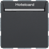 HAGER - ŁĄCZNIK PRZEKAŹNIKOWY NA KARTĘ HOTELOWĄ, ANTRACYT, MAT B.KWADRAT  - 16409906