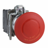 SCHNEIDER ELECTRIC - PRZYCISK STOP awaryjny O40 czerwony push-pull bez podświetlenia - XB4BT845EX