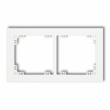 KARLIK - DECO Ramka podwójna biały mat 25DR-2 - 25DR-2