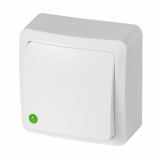 ELEKTRO-PLAST NASIELSK - ŁĄCZNIK KRZYŻOWY BIAŁY IP20 BERG - 3715-00