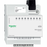 SCHNEIDER ELECTRIC - WEJŚCIE BINARNE REG-K 8X24, JASNO SZARE KNX  - MTN644792