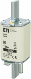 ETI - WKŁADKA TOPIKOWA NH - ZWŁOCZNA / Z WYBIJAKIEM NH1/K GG 125A/690V - 004113343