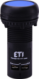 ETI - PRZYCISK KOMPAKTOWY Z GUZIKIEM KRYTYM, 1NO+1NC, NIEBIESKI ECF-11-B - 004771474